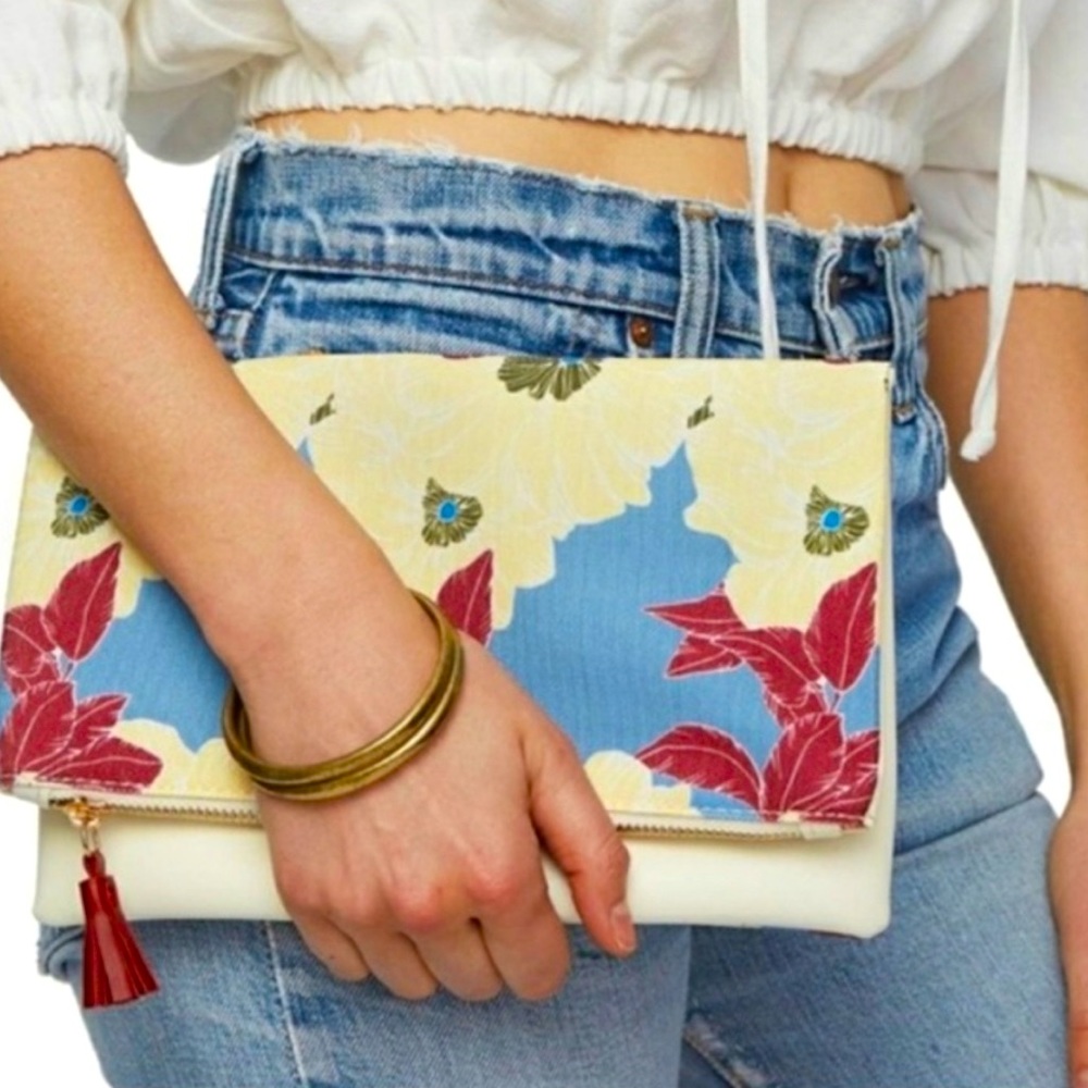 Rachel Pally Reversible Clutch - Bloom NWOT